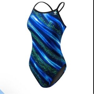 TYR Women's Venom Diamondfit Swimsuit Women’s Size 32 Blue